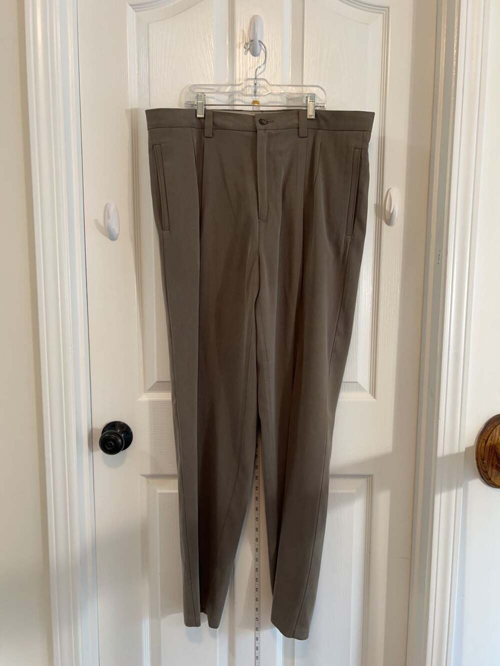 Tommy Bahama 100% Silk Relax TM Dress Pants Brown 36x32